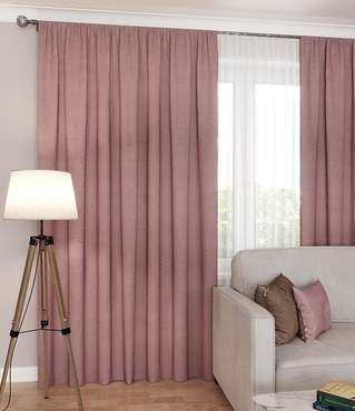 портьера Сканди 180х260 лиловый