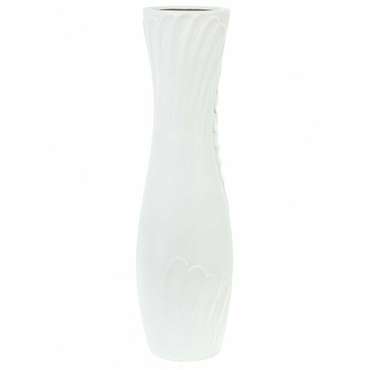 Керамическая ваза белого цвета