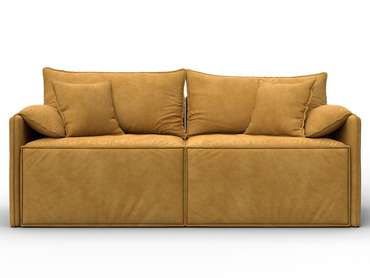 Модульный диван-кровать Лига-106 желтого цвета