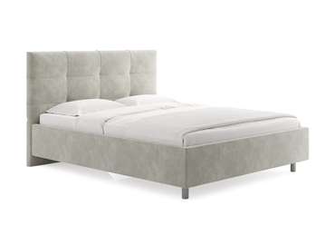 Кровать Caprice 180х200 светло-серого цвета без основания и подъемного механизма 