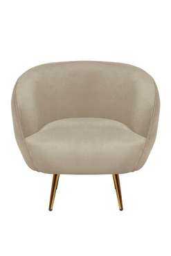 Кресло Benee бежевого цвета
