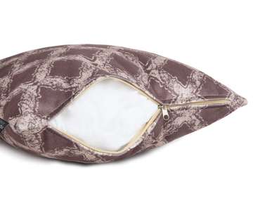 Декоративная подушка Grate Mocca 45х45 бежево-коричневого цвета