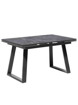 Раздвижной обеденный стол ML140 черного цвета