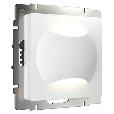 Встраиваемая LED подсветка Moon белый матовый W1154501 Встраиваемые механизмы белые матовые