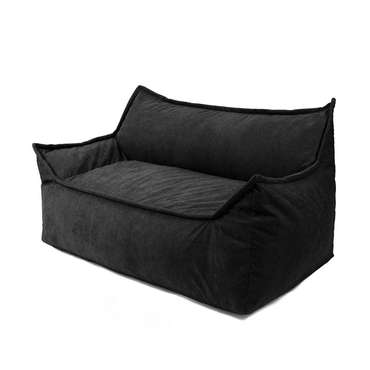 Бескаркасный диван Лофт черного цвета