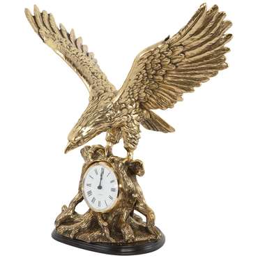 Часы настольные Орел бронзового цвета