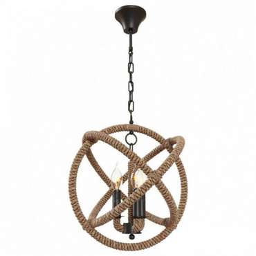 Подвесная люстра Rope Loft1194-3 (цвет бежевый)