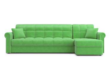 Угловой диван-кровать Палермо 1.6 светло-зеленого цвета