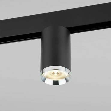 Трековый светильник Ringe Slim Magnetic R06 10W 4200K черного цвета