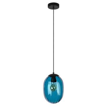 Подвесной светильник Bubble 10427 Blue (стекло, цвет синий)