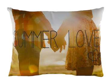 Подушка с принтом Summer Love