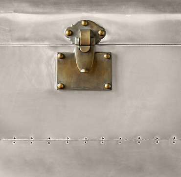 Кофейный столик Richard's trunk large aluminum
