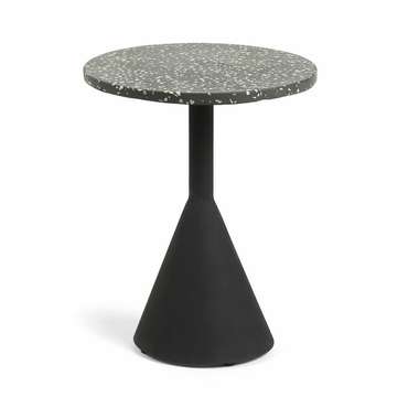 Кофейный стол Melano терраццо черного цвета