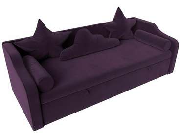 Детский диван-кровать Рико темно-фиолетового цвета