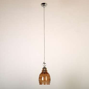 Подвесной светильник SD804 (стекло, цвет коричневый)