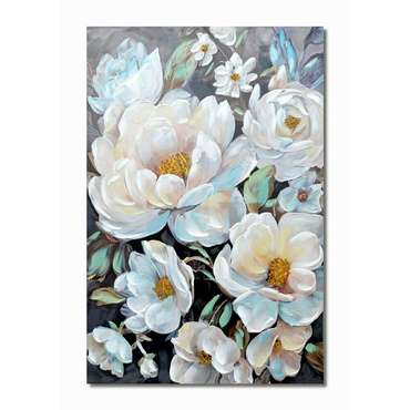 Картина Цветы 80 x 3 x 120 cm романтик (2 штук)