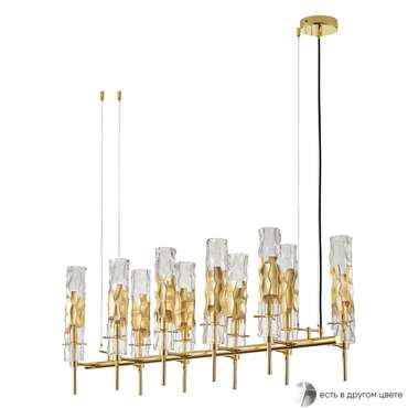 Подвесная люстра PRIMAVERA SP10 GOLD (стекло, цвет прозрачный)