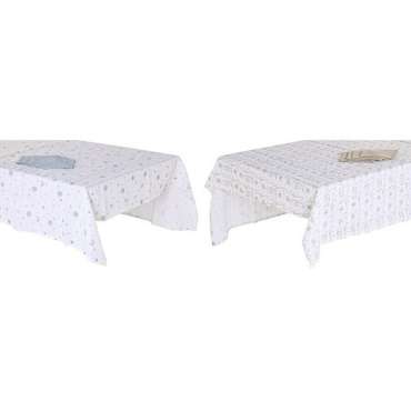 Скатерть и салфетки DKD Home Decor 150 x 250 x 0,5 см Синий Коричневый Белый (2 штук)