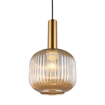 Подвесной светильник Triscina OML-99406-01 (стекло, цвет янтарный)