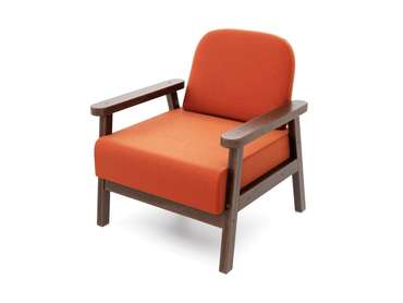 Кресло Флори оранжевого цвета