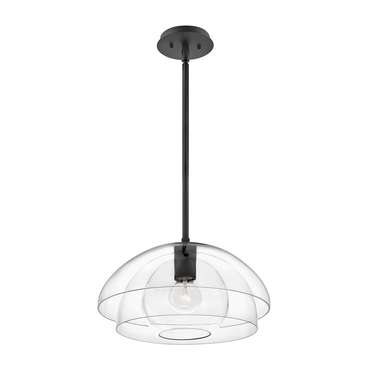 Подвесной светильник QN-LOTUS-P-BLK (стекло, цвет прозрачный)