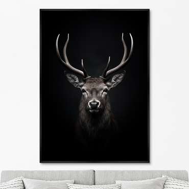 Репродукция картины Deer in the dark, No 1, 2024г.
