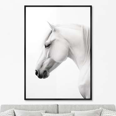 Репродукция картины на холсте Grace of the horses, No 2, 2024г.