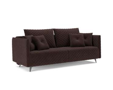 Прямой диван-кровать Вашингтон коричневого цвета