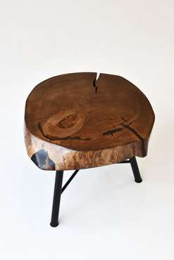 Журнальный стол Wood коричневого цвета