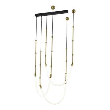 Светильник подвесной ST-Luce Латунь/Белый LED 3*15W 3000K STRAP