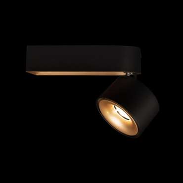 спот накладной Knof 10324/A Gold Black (металл, цвет золото)