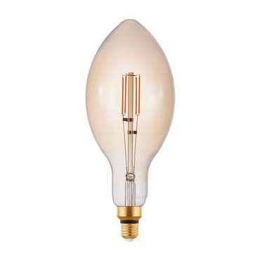 Диммируемая светодиодная лампа филаментная 220V E140 E27 4W 400Lm 2200К желтого цвета