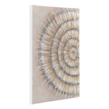 Панно декоративное Tessera beige №2 50х70 бежевого цвета