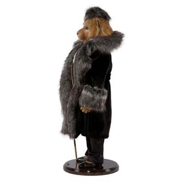 Коллекционная кукла Лев Месье Герцен черно-серого цвета