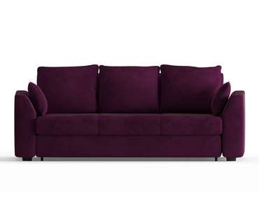 Диван-кровать Ла-Рошель в обивке из велюра фиолетового цвета