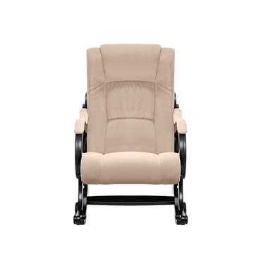 Кресло-качалка Модель 77 бежевого цвета