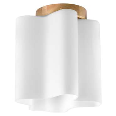 Потолочный светильник  Nubi Legno белого цвета