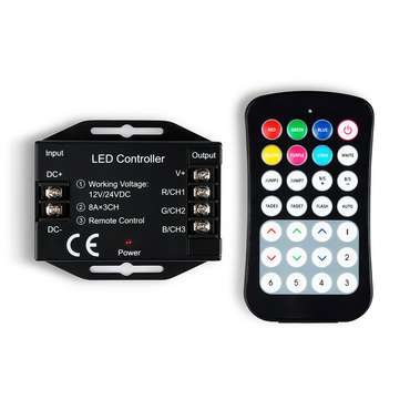 Контроллер для светодиодных лент RGB с радио пультом Ambrella LED Strip GS11351