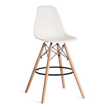 Барный стул Cindy Bar Chair белого цвета
