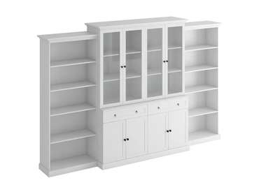 Композиция для гостиной Caprio g1 из витрины и двух стеллажей 