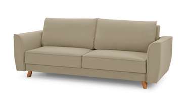 Прямой диван-кровать Майами Лайт бежевого цвета