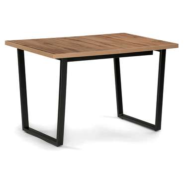 Раздвижной обеденный стол Лота Лофт темно-коричневого цвета