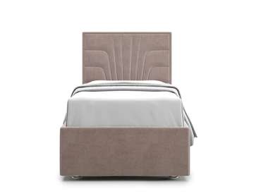 Кровать Premium Milana 90х200 коричнево-бежевого цвета с подъемным механизмом