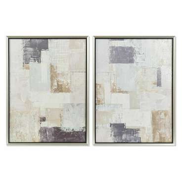 Картина Абстракция 60 x 3 x 80 cm современный (2 штук)