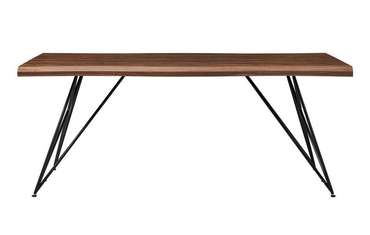 Обеденный стол со столешницей цвета орех