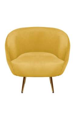 Кресло Benee желтого цвета