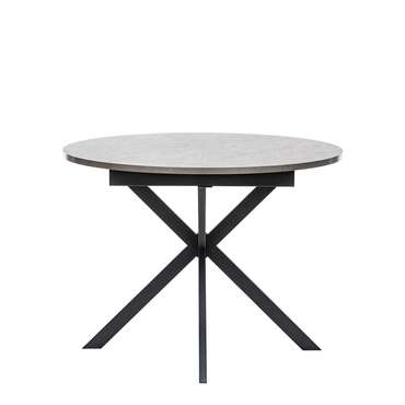 Стол обеденный  раздвижной Капри серого цвета