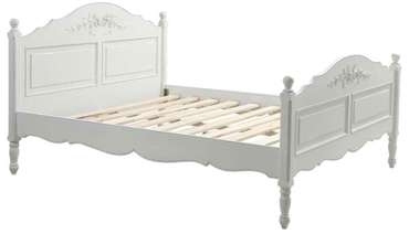 Кровать Марсель белого цвета 180х200  