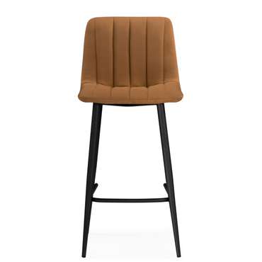 Полубарный стул Дани коричневого цвета