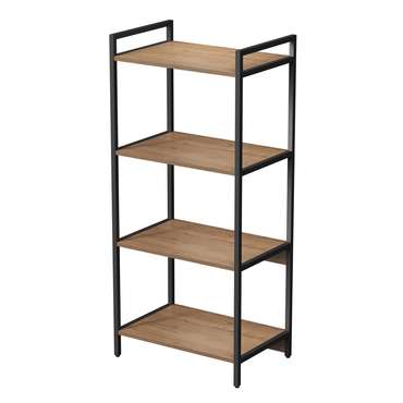 Стеллаж 10СС.4.600 средний 4 полки коричневого цвета